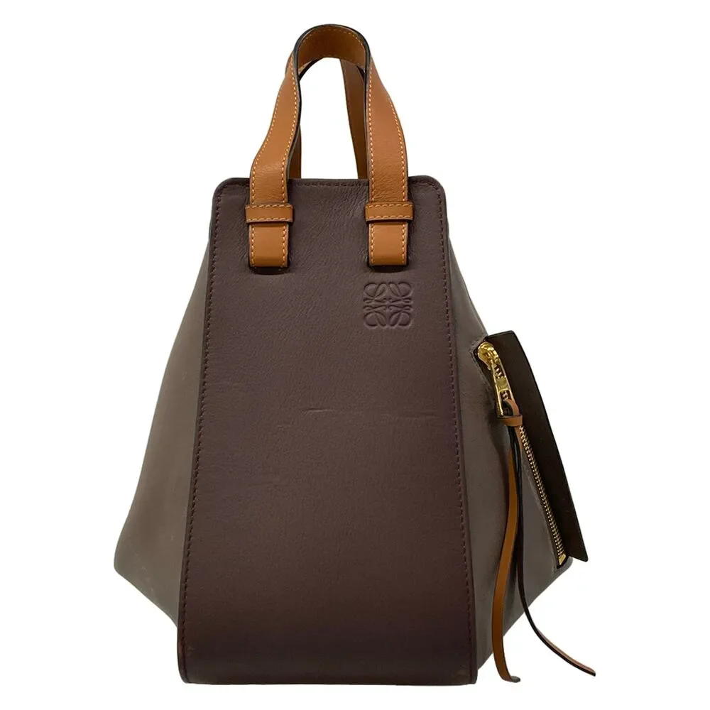 Loewe Hammock bag small Handbag 387.30WS35 Dark Brown Bordeaux Brown